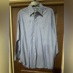 Mens Blue Ralph Lauren Button Down. EUC